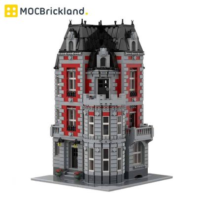 Corner Mansion MOC 35065 Modular Building Designed By Jhobbs With 4007 Pieces