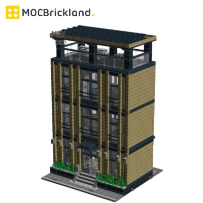 Corporate Headquarters MOC 12094 Modular Building By Kristel Produced by MOC BRICK LAND