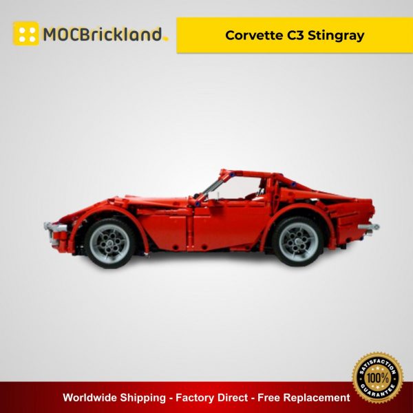 Corvette C3 Stingray MOC 1757 Technic Designed By Madoca1977 With 1184 Pieces
