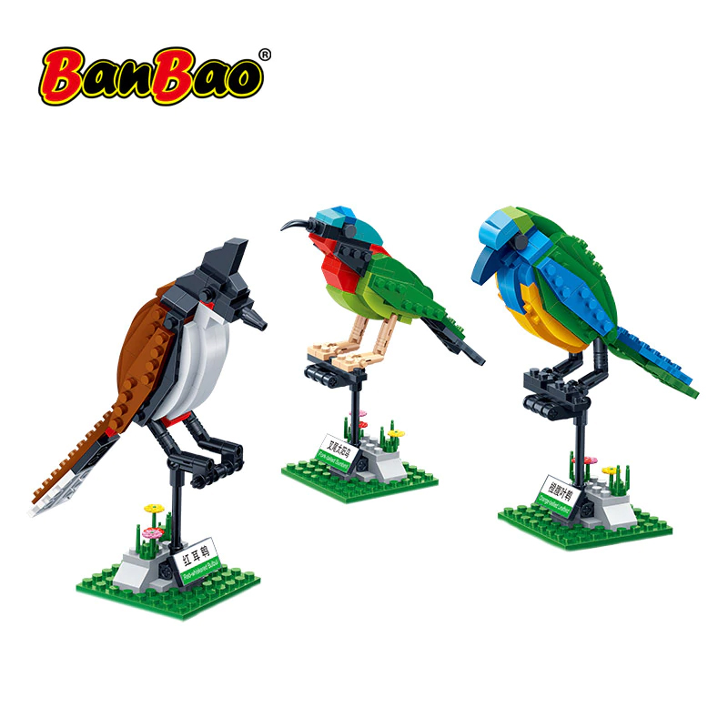 Creator BANBAO 5123 Three Birds Set Animal Cognition