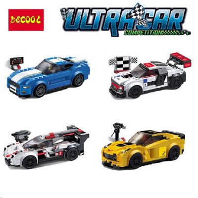 DECOOL 78111-78114 Mini Racing Car