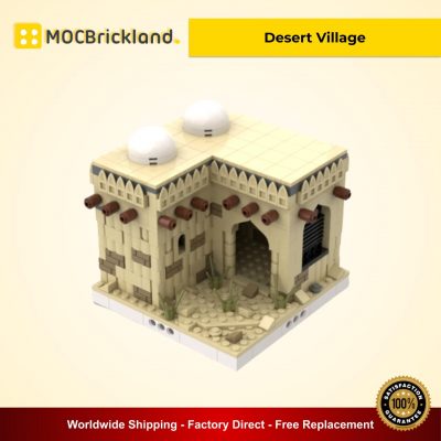 Desert Village MOC 32630 Modular Building Designed By Gabizon With 3957 Pieces