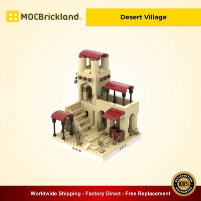 Desert Village MOC 32630 Modular Building Designed By Gabizon With 3957 Pieces