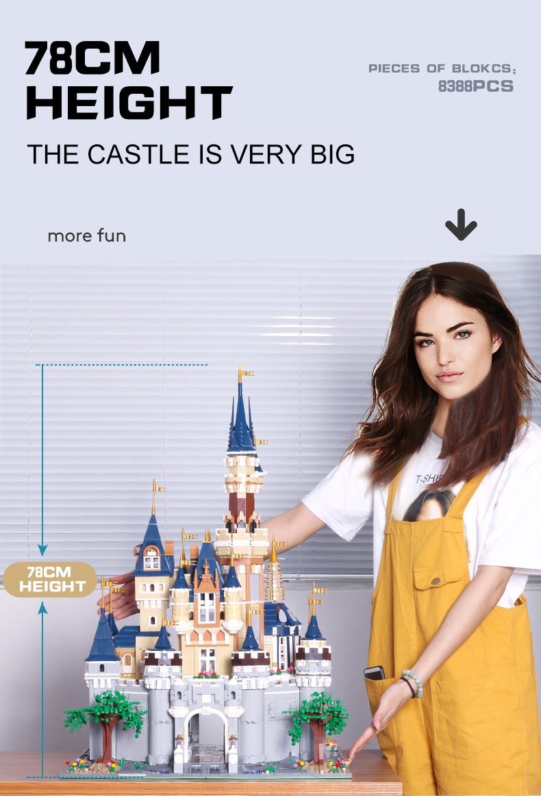 MOULD KING 13132 Disney Cinderella Castle