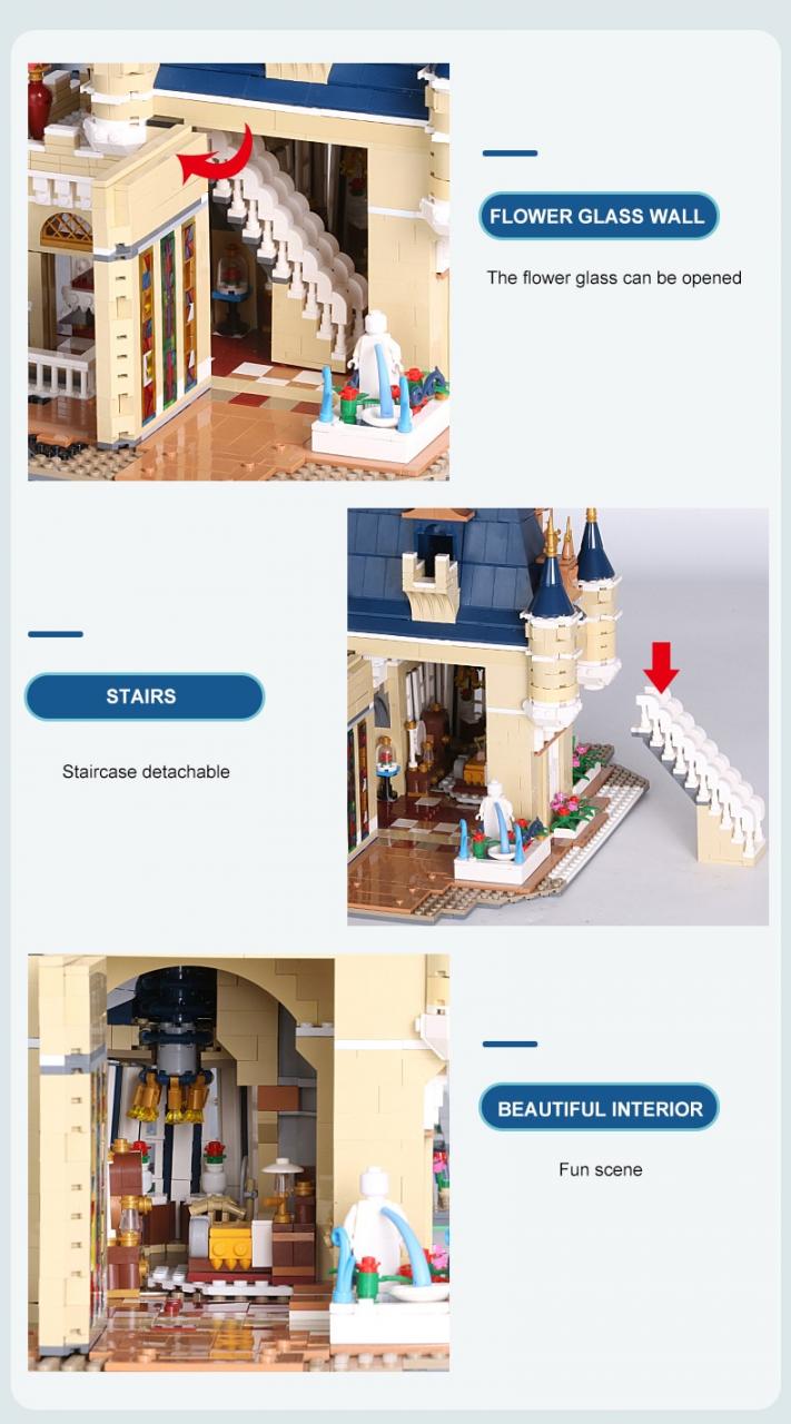 MOULD KING 13132 Disney Cinderella Castle