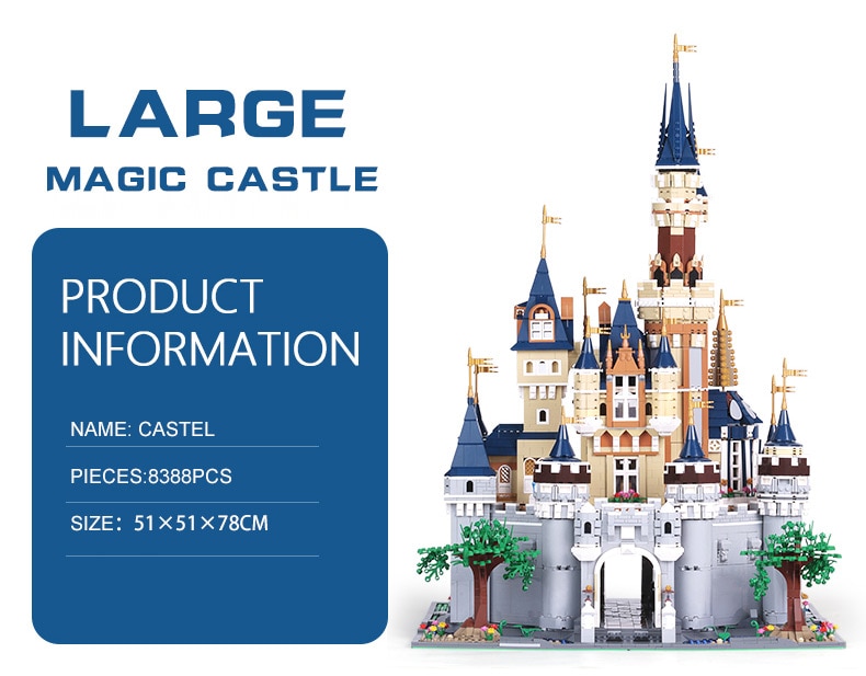 MOULD KING 13132 Disney Cinderella Castle