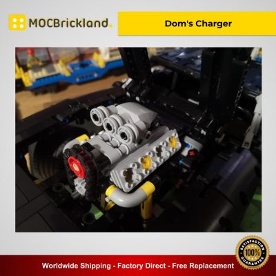  Dom's Charger MOC 42308 Technic Compatible With LEGO 42111 Designed By Efferman With 1388 Pieces