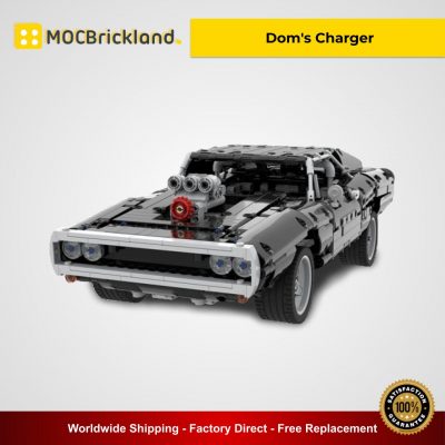  Dom's Charger MOC 42308 Technic Compatible With LEGO 42111 Designed By Efferman With 1388 Pieces