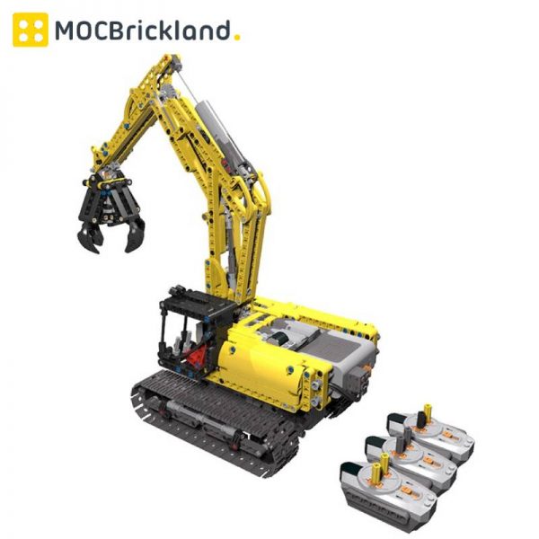 Excavator Full RC MOC 14259 Technician Compatible With LEGO 42006 Designed By jb70