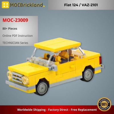 MOCBRICKLAND MOC-23009 Fiat 124  VAZ-2101