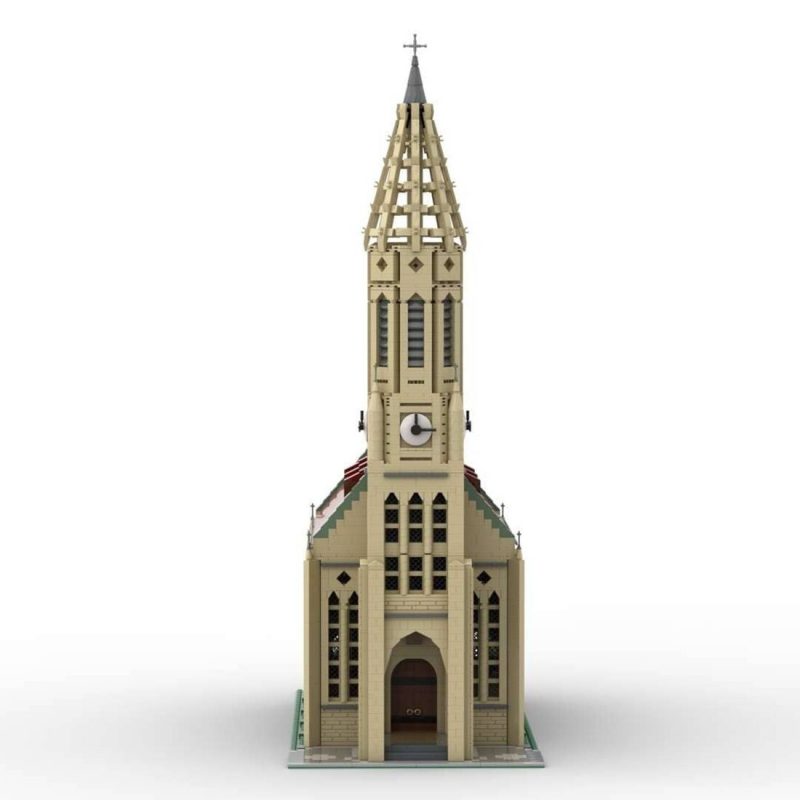 MOCBRICKLAND MOC-89742 Genuine Authorize European Gothic Church