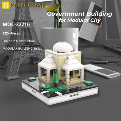 MOCBRICKLAND MOC-32216 Government Building for Modular City