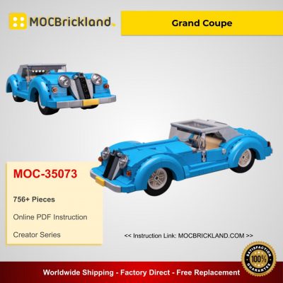 Grand Coupe MOC 35073 Creator Alternative LEGO 10252 Designed By Keep On Bricking With 756 Pieces