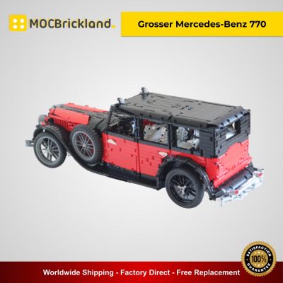 Grosser Mercedes-Benz 770 MOC 43677 Technic Designed By OleJka With 3548 Pieces