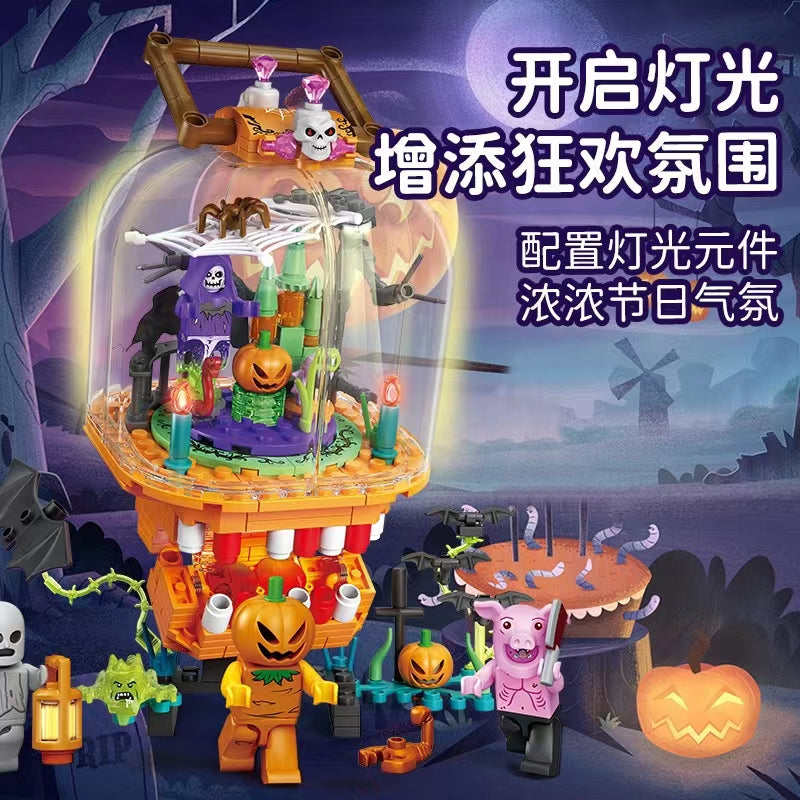 Halloween Lantern Tricky Magic Night SEMBO 605021 Creator With 358 Pieces