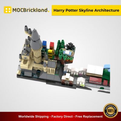Harry Pօtter Skyline Architecture MOC 22348 Movie Designed By MOMAtteo79 With 621 Pieces