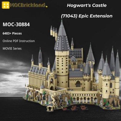 MOCBRICKLAND MOC-30884 Hogwart's Castle (71043) Epic Extension C4195