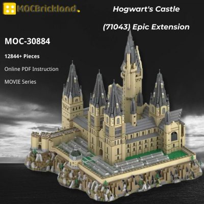 MOCBRICKLAND MOC-30884 Hogwart's Castle (71043) Epic Extension C4296