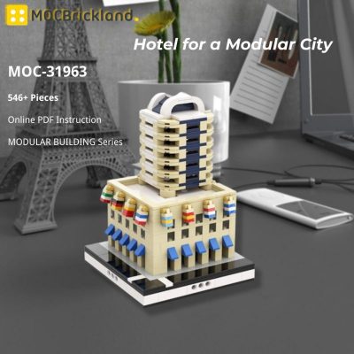 MOCBRICKLAND MOC-31963 Hotel for a Modular City