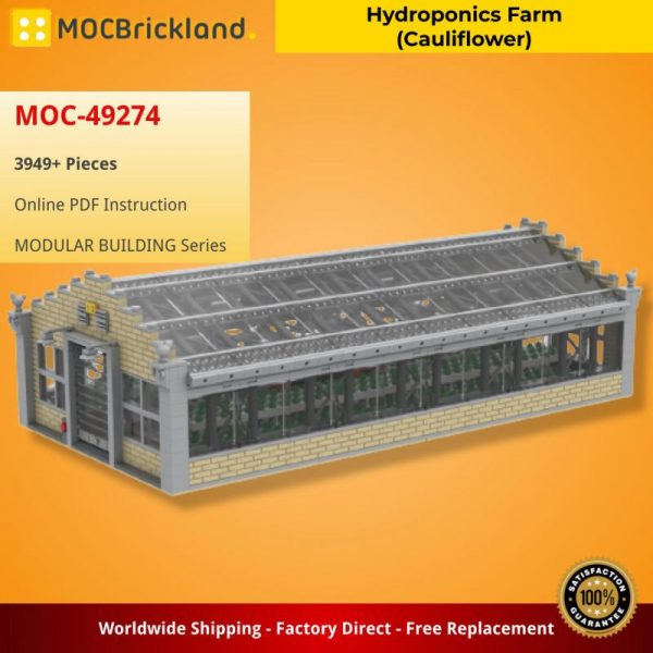 MOCBRICKLAND MOC-49274 Hydroponics Farm (Cauliflower)