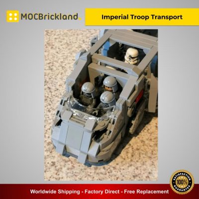 Imperial Troop Transport MOC 38045 Star Wars Designed By Papaglop With 741 Pieces