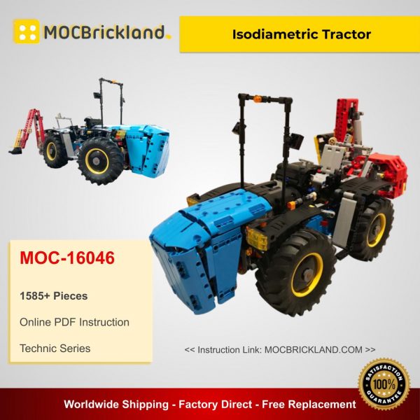  Isodiametric Tractor MOC 16046 Technic Designed By MrTekneex With 1585 Pieces