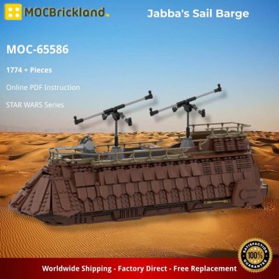 MOCBRICKLAND MOC-65586 Jabba's Sail Barge