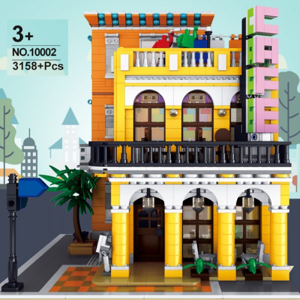 Cafe Havana Shining Modular Building Rael Entertainment 10002 with 3158 pieces