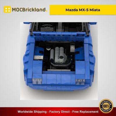 Mazda MX-5 Miata MOC 27076 Technic Designed By PsychoWard666 With 1352 Pieces