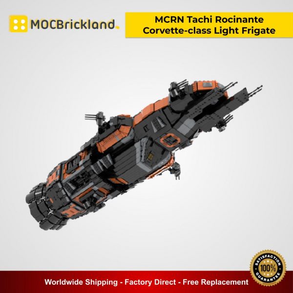 MCRN Tachi Rocinante Corvette-class Light Frigate ECF-270 MOC 46313 Movie Designed By Brickgloria With 5112 Pieces