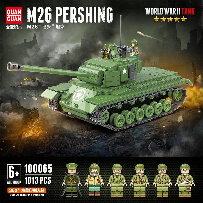 MILITARY QuanGuan 100065 USA M26 Pershing Tank