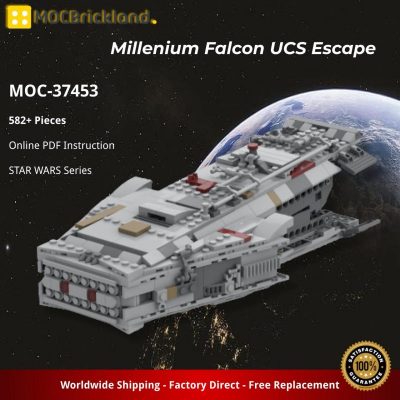 MOCBRICKLAND MOC-37453 Millenium Falcon UCS Escape