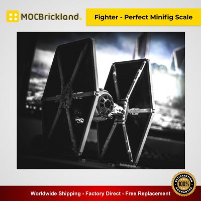 Fighter - Perfect Minifig Scale MOC 11923 Star Wars Designed By Brickvault With 772 Pieces