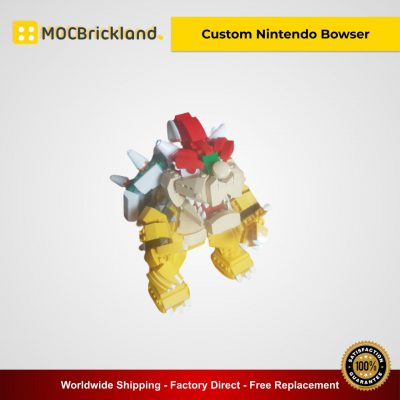 Custom Nintendo Bowser MOC 12349 Creator Designed By Buildbetterbricks With 798 Pieces