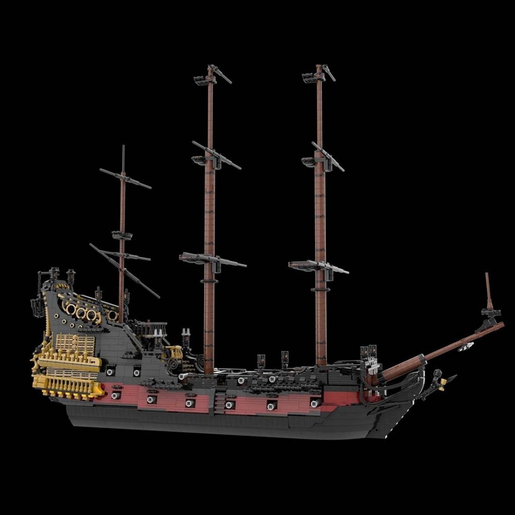 Queen Anne's Revenge Ship Model Pirate Series MOC-124924 Movie With 4749PCS