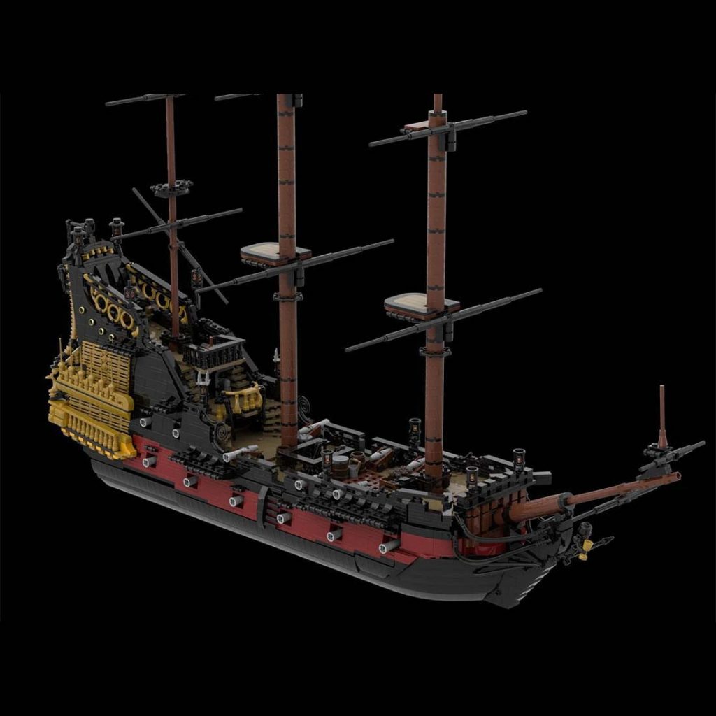 Queen Anne's Revenge Ship Model Pirate Series MOC-124924 Movie With 4749PCS
