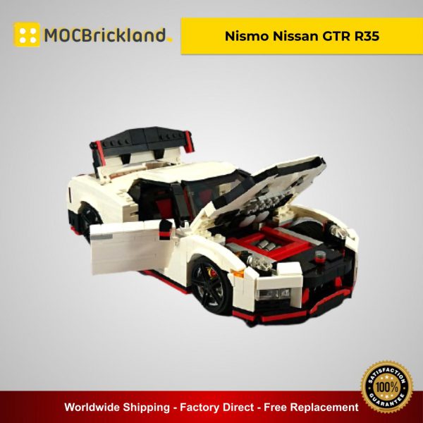 Nismo Nissan GTR R35 MOC 20518 Technic Designed By Firas Legocars With 1006 Pieces