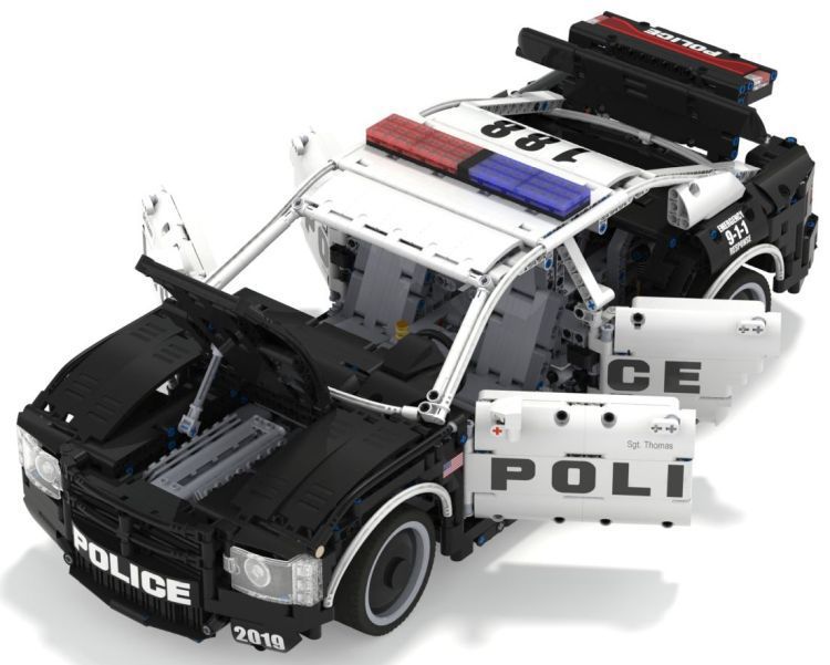 MOC 27336 Dodge Charger US Police Car Designed By thomasz