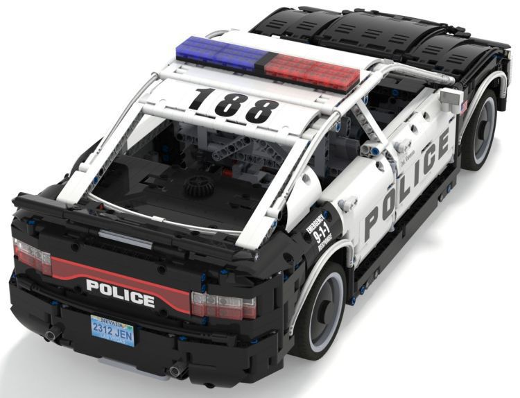 MOC 27336 Dodge Charger US Police Car Designed By thomasz