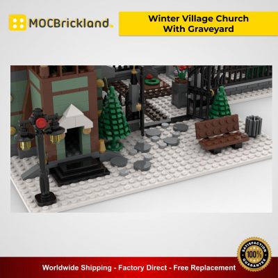 Winter Village Church With Graveyard MOC 31149 Creator Designed By Basti89 With 906 Pieces