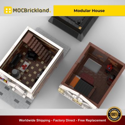 Modular House MOC 35957 Modular Buildings Designed By Gabizon With 1622 Pieces