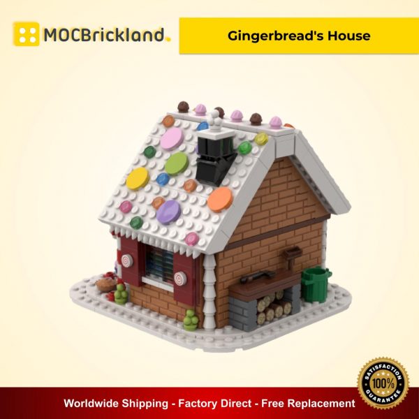 Gingerbread's House MOC 38838 Creator Designed By FabrizioP With 607 Pieces