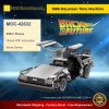 Back to the Future 1985 DeLorean Time Machine MOC 42632 Movie Designed By Luissaladrigas With 2583 Pieces
