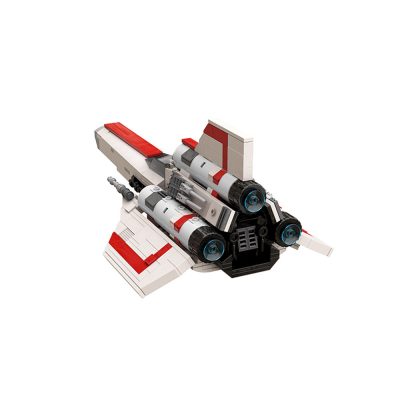 Colonial Viper MK1 – Version 2.0 Space MOC-45112 by apenello WITH 612 PIECES
