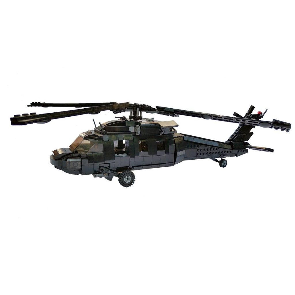 UH-60 Black Hawk Helicopter MOC-60106 Military With 912PCS
