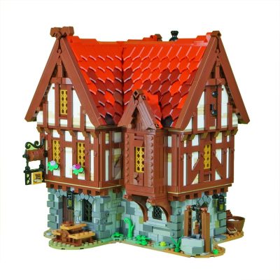Medieval Tavern Modular Building MOC-72838 by Versteinert with 2951 pieces