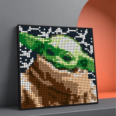 Baby Yoda Pixel Art Star Wars MOC-90150 WITH 2304 PIECES