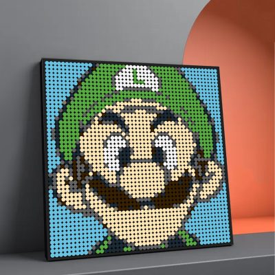 Luigi Pixel Art Movie MOC-90152 WITH 2304 PIECES