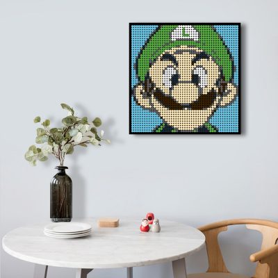 Luigi Pixel Art Movie MOC-90152 WITH 2304 PIECES