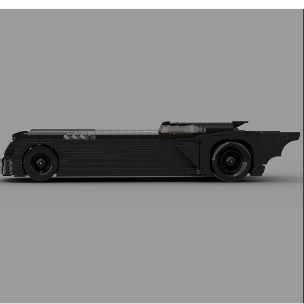 Black Sports Car Batmobile UCS Model MOC-107375 Technic With 2150 Pieces